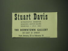 1946 The Downtown Gallery Ad - Stuart Davis Retrospective Exhibition picture