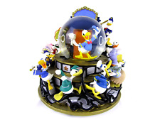 WDW Disney Donald Duck Through the Years Musical Motion Figurines Snow Globe DMG picture