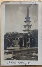 Rppc St. Peter’s Church Freeburg PA Snyder County Pennsylvania Vintage Postcard picture