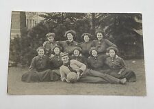 Vintage RPPC Girls Basketball Team 1911 Real Photo Post Card Postcard picture