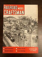 Railroad Model Craftsman Magazine 1950 August RMC Hobby Train picture