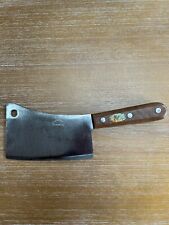 Vintage Village Blacksmith 7 Inch Butcher Cleaver From Watertown Wis. picture