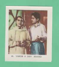 Early 50's  Dev Anand/Yakub   Val Gum Film Card  Bollywood Star picture