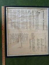 WWII INSTRUMENT OF SURRENDER JAPAN REPRO FACSIMILE PRINT SEPTEMBER 2ND  1945 picture