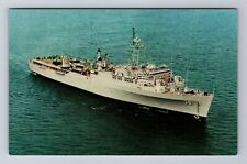 USS Pensacola, Ship, Transportation, Antique, Vintage Souvenir Postcard picture