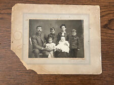 Vintage Early 1900’s Family Portrait Texas “Uncle Sherwood” 7” X 9” Black White picture