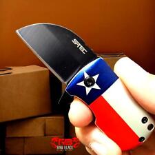 4″ Texas Flag Survival For Opening Box Assisted Folding Black Blade Pocket Knife picture
