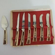 7 Piece Regent Sheffield TREASURE CHEST English Steel Stainless Cutlery England  picture