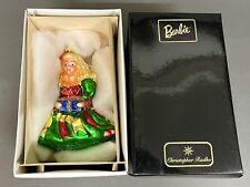 Stunning Vintage Christopher Radko Barbie Christmas Tree Glass Ornament picture