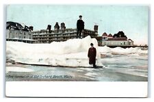 Postcard Ice Formation at old Orchard Beach, ME Maine 1907 T11 picture