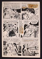 Original Art First Love Illustrated #10 (1951 Harvey), Story Pg 6 by Al Avison picture