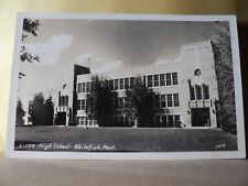 WHITEFISH MT Montana High School 1950 RPPC postcard picture