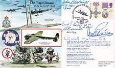 RAFA12 Battle of Britain Signed by 4 Battle of Britain, Pilots, Crew, WAAF’s. picture