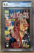 New Mutants #98 CGC 9.2, 1st Deadpool Appearance, Marvel Comics, 1991 picture