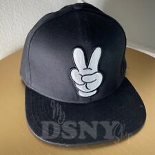 2023 Disney Parks Mickey Mouse Icon Peace Sign Hand Baseball Cap Hat NEW picture