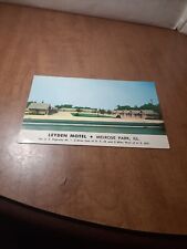 Leyden Motel Melrose Park Illinois Vintage Unused Postcard picture