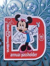 Disney passholder Magnet 2024  Disney Minnie Mouse Nurse  HOMEMADE picture
