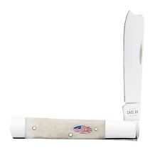 CASE XX KNIVES USA 2024 VAULT KNIFE SMOOTH BONECARBON STEEL RAZOR 1 BLADE 14096 picture