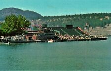 Kelowna BC Canada Ogopogo Stadium Postcard 1950s Water Show picture