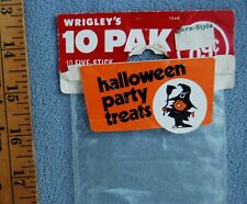 [ 1980s WRIGLEY'S Chewing Gum - Halloween Party Treats 10 Pack Vintage Package ] picture