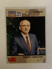 1991 Pro Set Desert Storm Mikhail Gorbachev Trading Card No. 74 picture