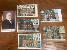 Henry Wadsworth Longfellow Poet Lot of 6 Old Postcards picture