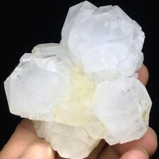 140g Museum Quality Transparent White Quartz Crystal Cluster Mineral Specimen picture