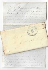 1863 1st VT Heavy Artillery Letter Soldiers Poisoned Food Died Civil War 11th picture