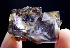 12g Natural phantom window Purple Fluorite Mineral Specimen/ Yaogangxian  China picture