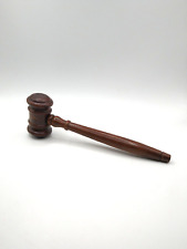 Auction Judge Gavel Hammer Prop Mallet Brown Wood Wooden Judges picture