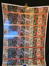 🔥 Jurassic Park 1993 SET Uncut PROMO 100 cards RARE SCARCE Topps Trading Sheet picture