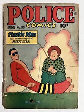 POLICE COMICS #55 QUALITY COMICS GROUP GOLDEN AGE 1946 LOWER GRADE picture