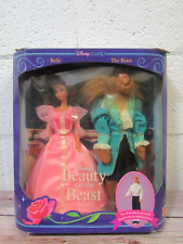 VTG Mattel Beauty & The Beast Belle and Prince Barbie Set 1992 NIB picture