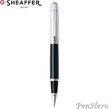 Sheaffer 300 Chrome Cap / Glossy Black Rollerball Pen 9314-1 picture