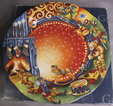 Gien 2003 Collector Plate Assiette De Noel by FAIENCERIE DE GIEN Christmas Plate picture