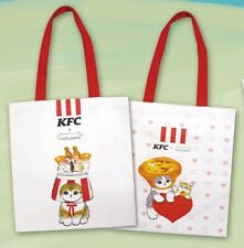Mofusand X KFC Taiwan set of 2 limited edition canvas tote (official Merch) picture
