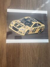 Jimmie Johnson # 48 Autographed 2013 Lowe's Daytona Yellow Car 8X10 Photo picture