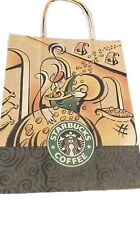 Vintage 1994 Starbucks Coffee Brand Small Paper Shopping Bag picture