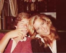 YOUNG COUPLE 70's 80's Pretty Girl Boy FOUND PHOTOGRAPH Color ORIGINAL 31 63 R picture