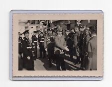 AH & Keitel aboard Scharnhorst, original unpublished photo with signature - rare picture
