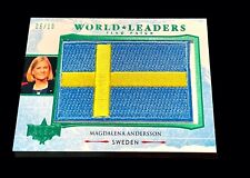 Magdalena Andersson SWEDEN 2022 Decision World Leaders Flag Patch Green Parallel picture