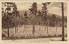 Vintage Postcard  CEMETARY  COL DU WETTSTEIN  UNPOSTED  picture