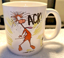Vintage 1991 Bloom County Bill the Cat and Opus Coffee Mug - Orig Owner Ex Cond picture