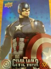 2016 Captain America Civil War BLUE FOIL BASE SINGLES Select Choose NrMint-Mint picture