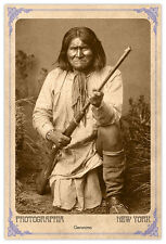 Apache Legend GERONIMO Vintage Photograph A++ Reprint Cabinet Card CDV picture