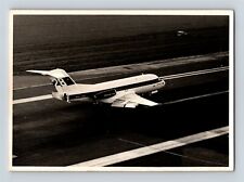 Aviation Postcard Fokker F28 Fellowship PH-JHG On Runway RPPC Photo B9 picture