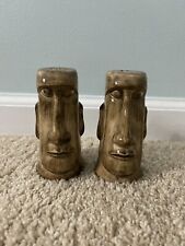 Vintage 4.5” Brown Kahiki Supper Club Salt & Pepper Shakers  picture
