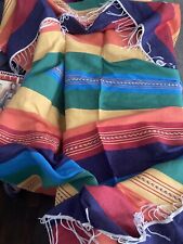 Southwest American Mexican Style Blanket 84”x 60” Navajo Aztec picture
