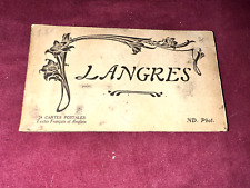Vintage Langres  French Postcard Book Complete with 24 Postcards hj12 picture