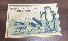 KAPPYS ANTIQUE ADVERTISING CARD THE JOLLITIES  BOSTON MA CIRCA 1900  H541 picture